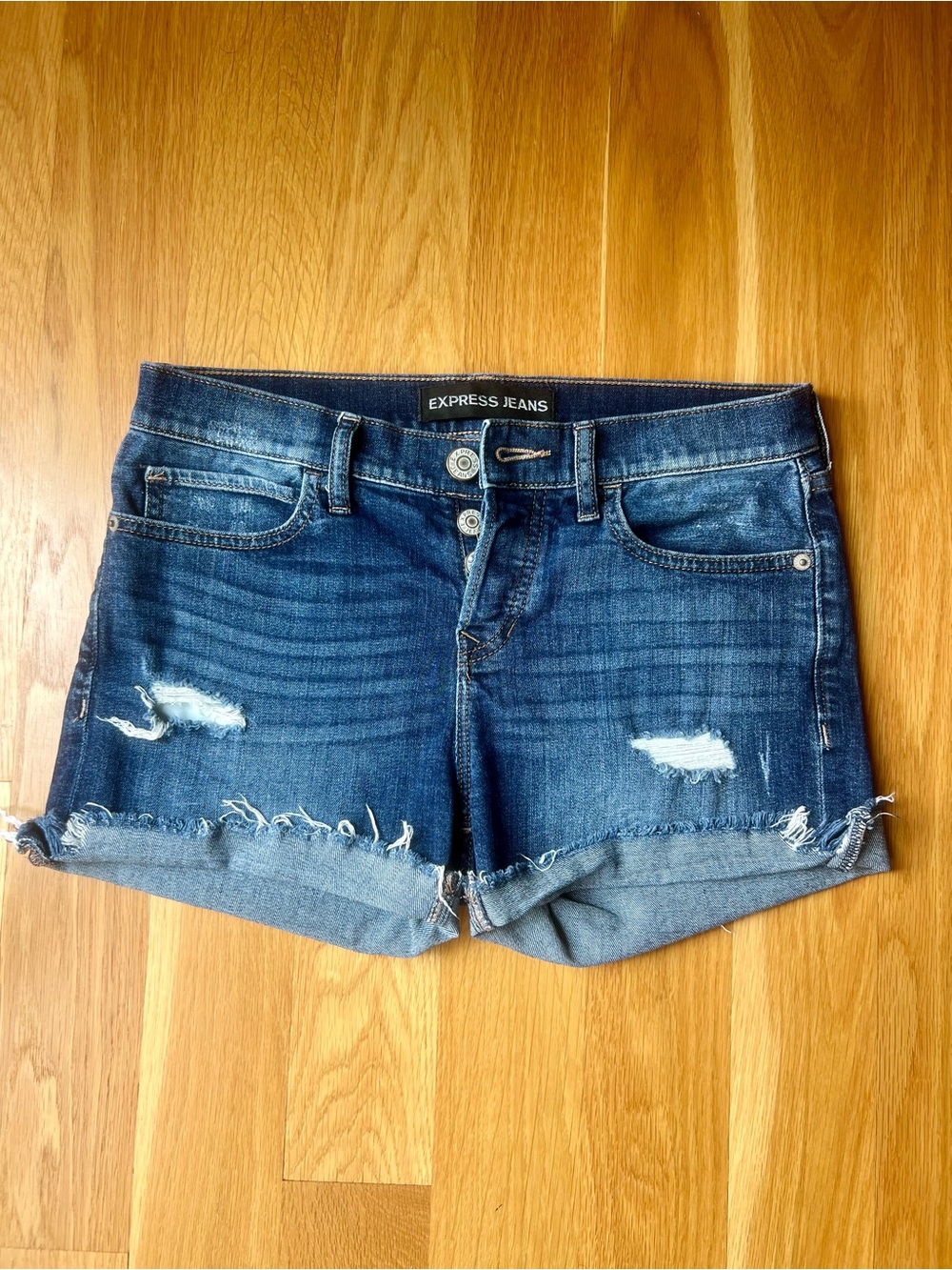 Express Denim Shorts